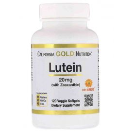 California Gold Nutrition Lutein with Zeaxanthin, 20 мг