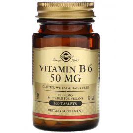 Solgar Vitamin B6 50 мг